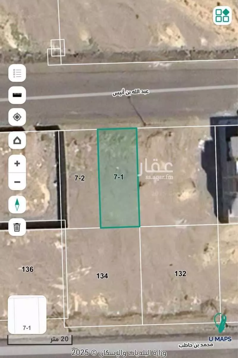 أرض للإيجار في شارع عبدالله ابن انيس, حي المطار, مدينة المدينة المنورة, منطقة المدينة المنورة 1 صورة