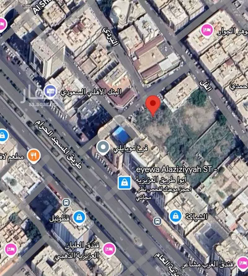 أرض للبيع في شارع شارع المستشفى الاهلى, حي المرسلات, مدينة مكه المكرمه, منطقة مكة المكرمة 1 صورة