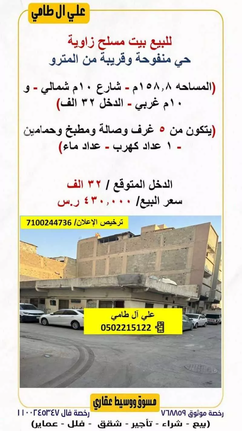 دور للبيع في شارع حمد بن فريد, حي منفوحة, مدينة الرياض, منطقة الرياض 1 صورة