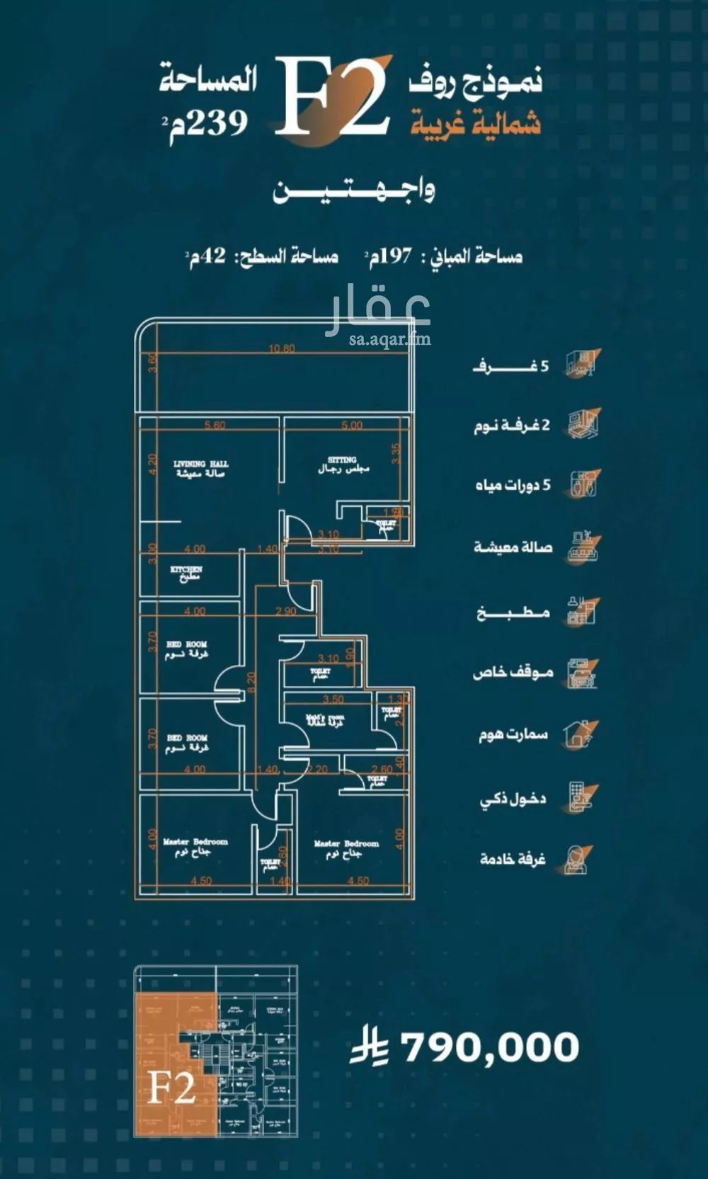 شقة للبيع في شارع سويبط بن عمرو, حي الربوة, مدينة جدة, منطقة مكة المكرمة 1 صورة