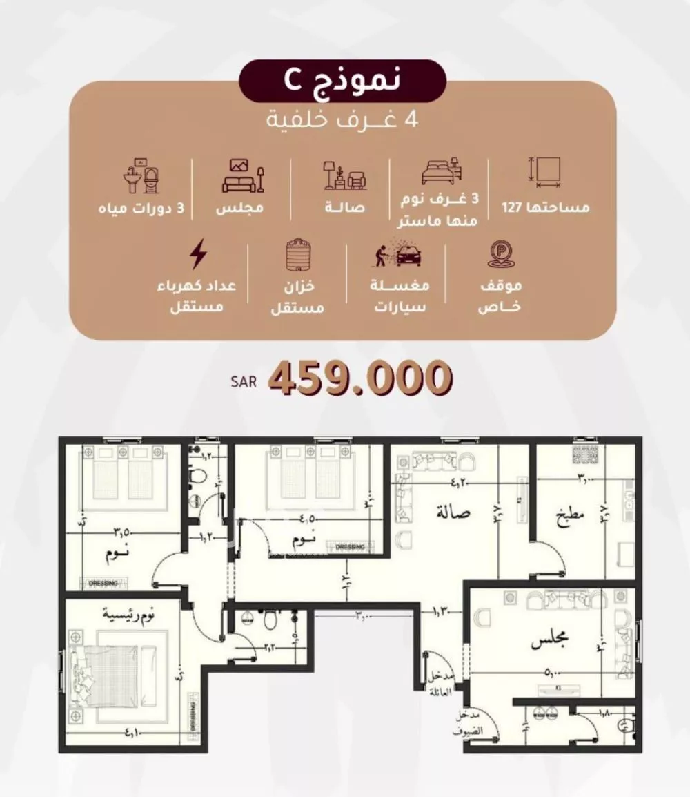 شقة للبيع في شارع ابيض البارقي, حي الصفاء, مدينة جدة, منطقة مكة المكرمة 1 صورة