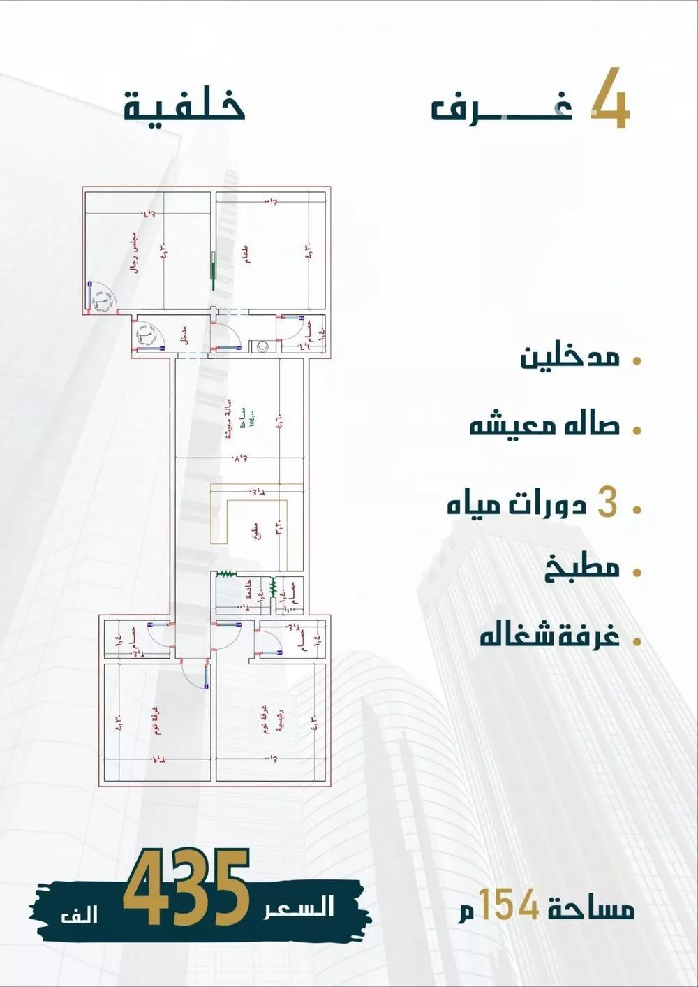 شقة للبيع في حي الواحة, مدينة جدة, منطقة مكة المكرمة 1 صورة