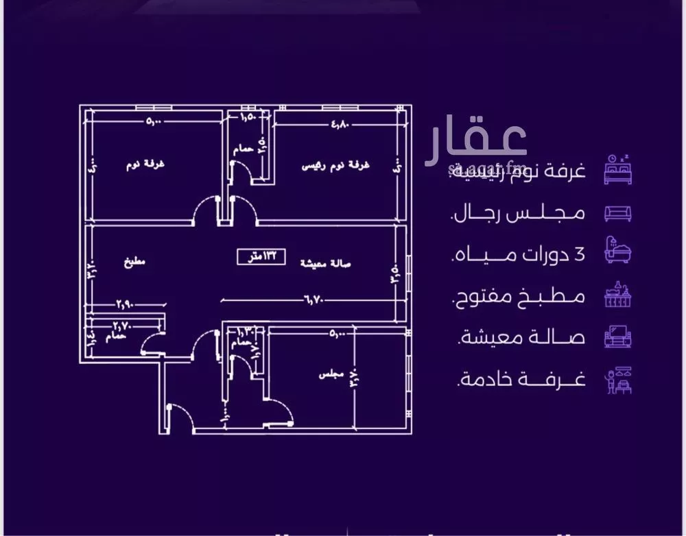شقة للبيع في شارع سعد مولي عتبه, حي الزهراء, مدينة جدة, منطقة مكة المكرمة 1 صورة