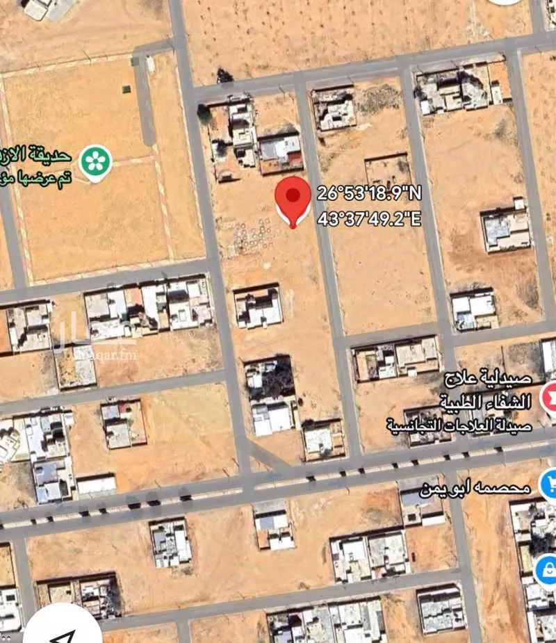 أرض للبيع في حي حي الازدهار, مدينة قصيباء الجديده, منطقة القصيم 1 صورة