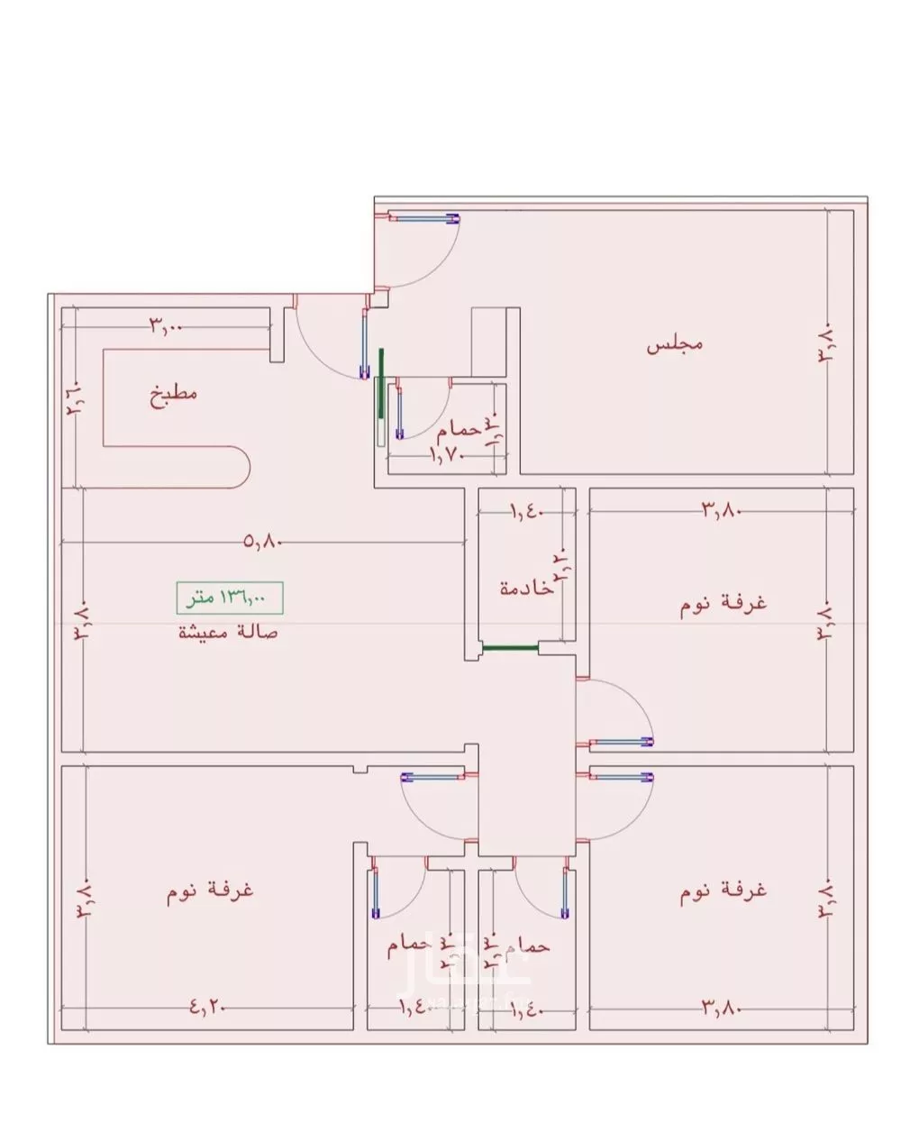 شقة للبيع في شارع السامر, حي الواحة, مدينة جدة, منطقة مكة المكرمة 1 صورة