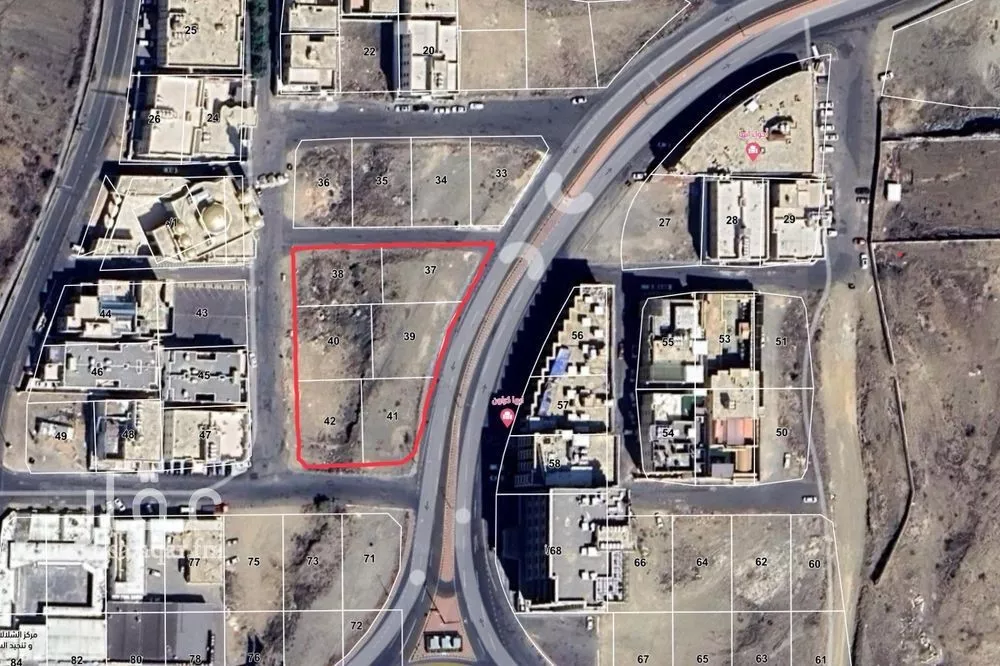 أرض للبيع في حي العرين, مدينة ابها, منطقة عسير 1 صورة