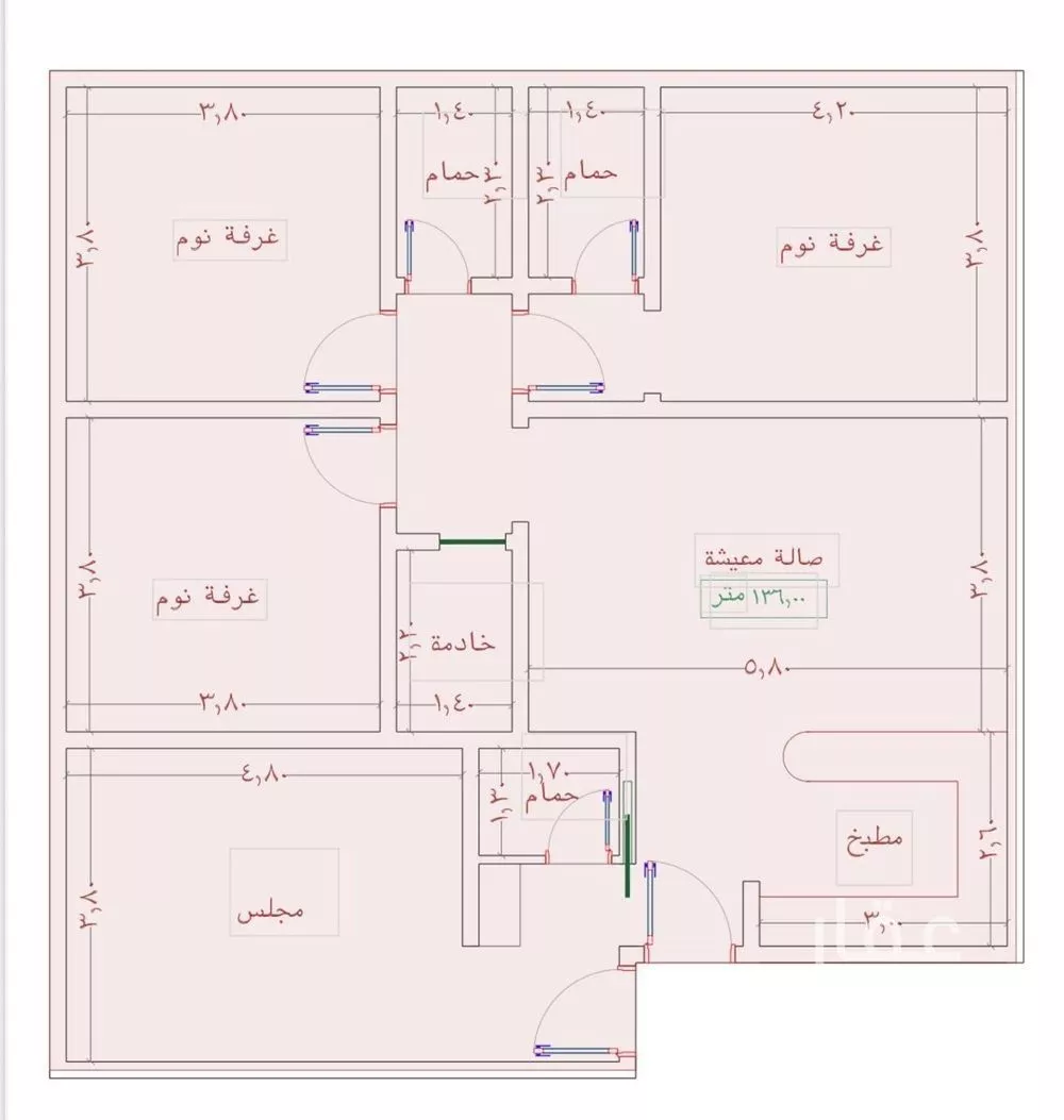 شقة للبيع في شارع السامر, حي الواحة, مدينة جدة, منطقة مكة المكرمة 1 صورة