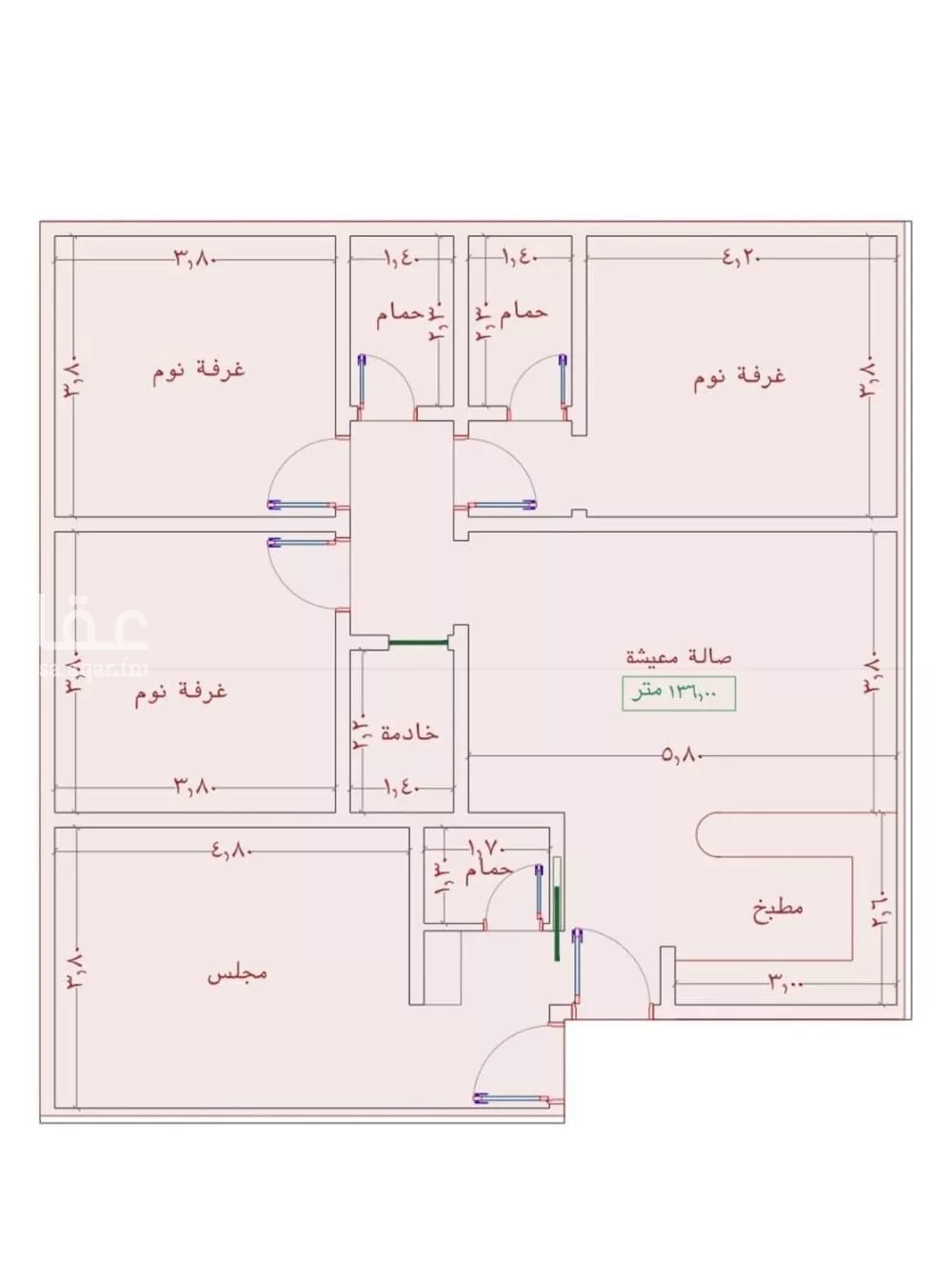شقة للبيع في شارع السامر, حي الواحة, مدينة جدة, منطقة مكة المكرمة 1 صورة