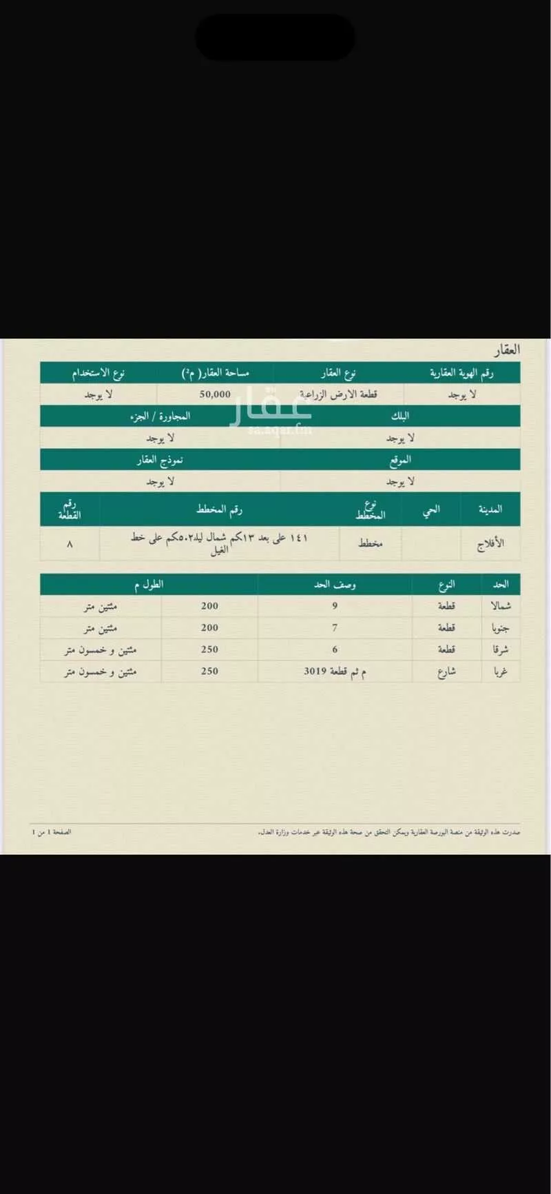 أرض للبيع في شارع شارع, حي مكميه, مدينة مكميه, منطقة الرياض 1 صورة