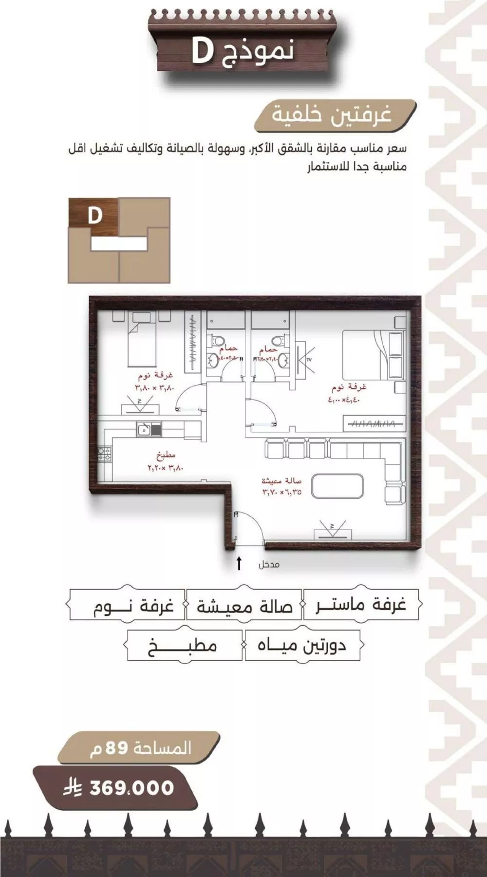 شقة للبيع في شارع اسيد بن الاخنس, حي النعيم, مدينة جدة, منطقة مكة المكرمة 1 صورة