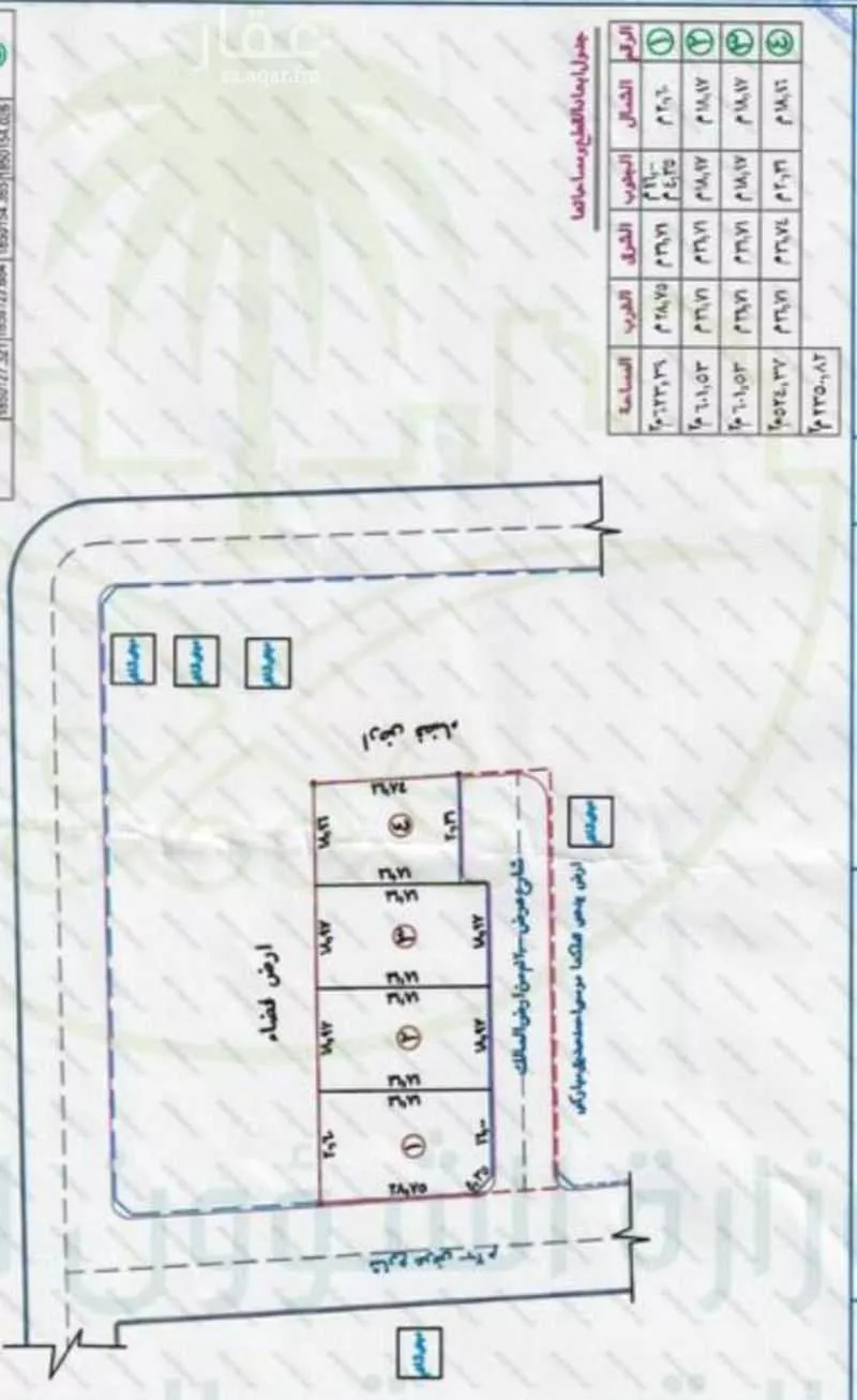 أرض للبيع في شارع معاذ العامري ، احد المسارحة ، احد المسارحة 1 صورة