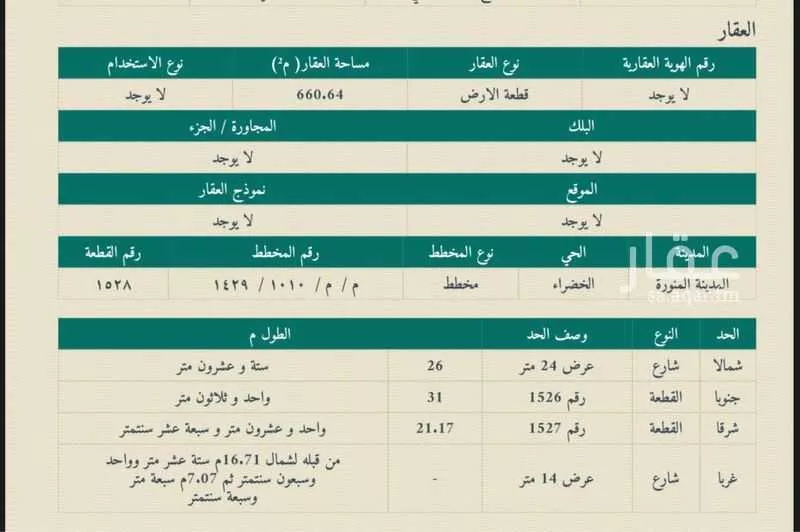 أرض للبيع في حي الخضيرة ، الطائف ، الطائف 1 صورة