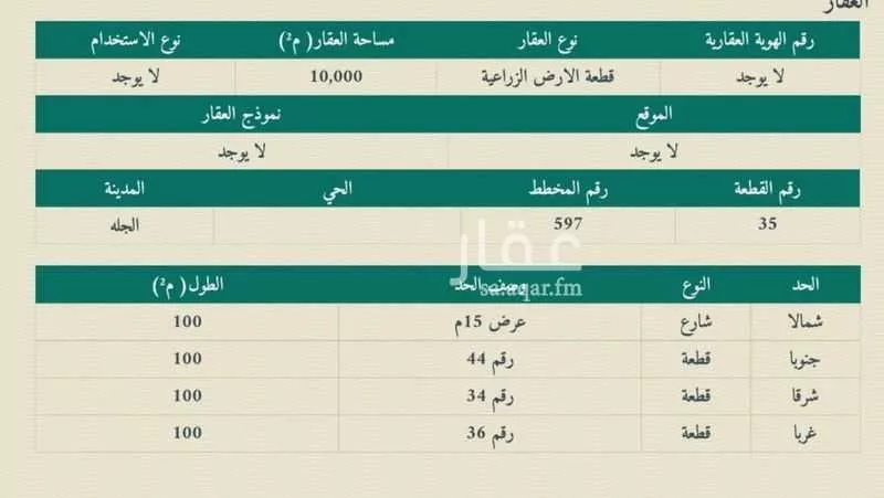 مزرعة للبيع في حي الكلاء ومزارعها, مدينة الكلاء ومزارعها, منطقة الرياض 1 صورة