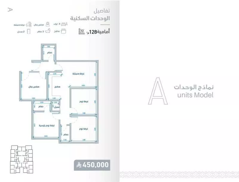 شقة للبيع في شارع الامير عبدالمجيد, حي الصواري, مدينة جدة, منطقة مكة المكرمة 1 صورة