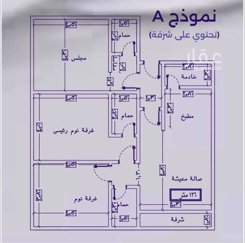 شقة للبيع في شارع ابو سبره الجعفي, حي الزهراء, مدينة جدة, منطقة مكة المكرمة 1 صورة
