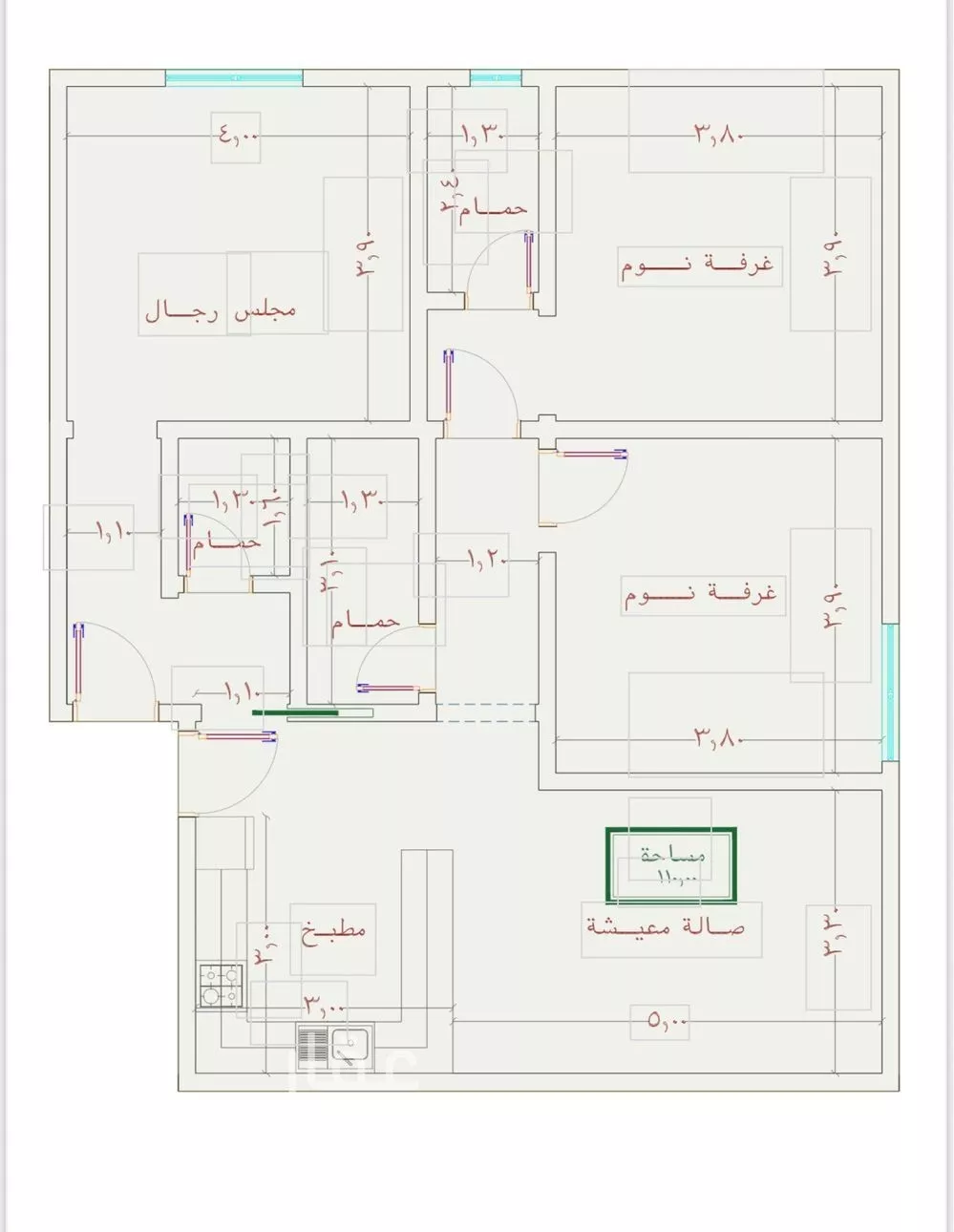 شقة للبيع في شارع الامير عبدالمجيد, حي الصواري, مدينة جدة, منطقة مكة المكرمة 1 صورة