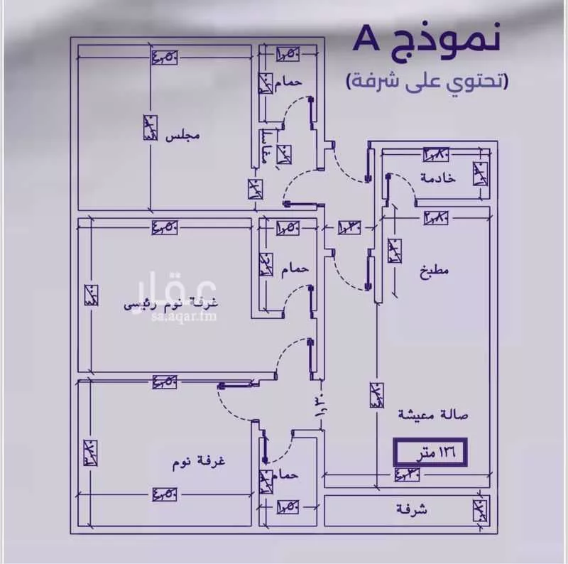 شقة للبيع في شارع ابو سبره الجعفي, حي الزهراء, مدينة جدة, منطقة مكة المكرمة 1 صورة