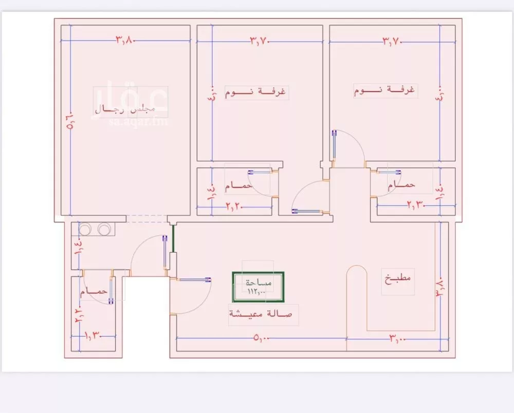 شقة للبيع في شارع الامير عبدالمجيد, حي الصواري, مدينة جدة, منطقة مكة المكرمة 1 صورة