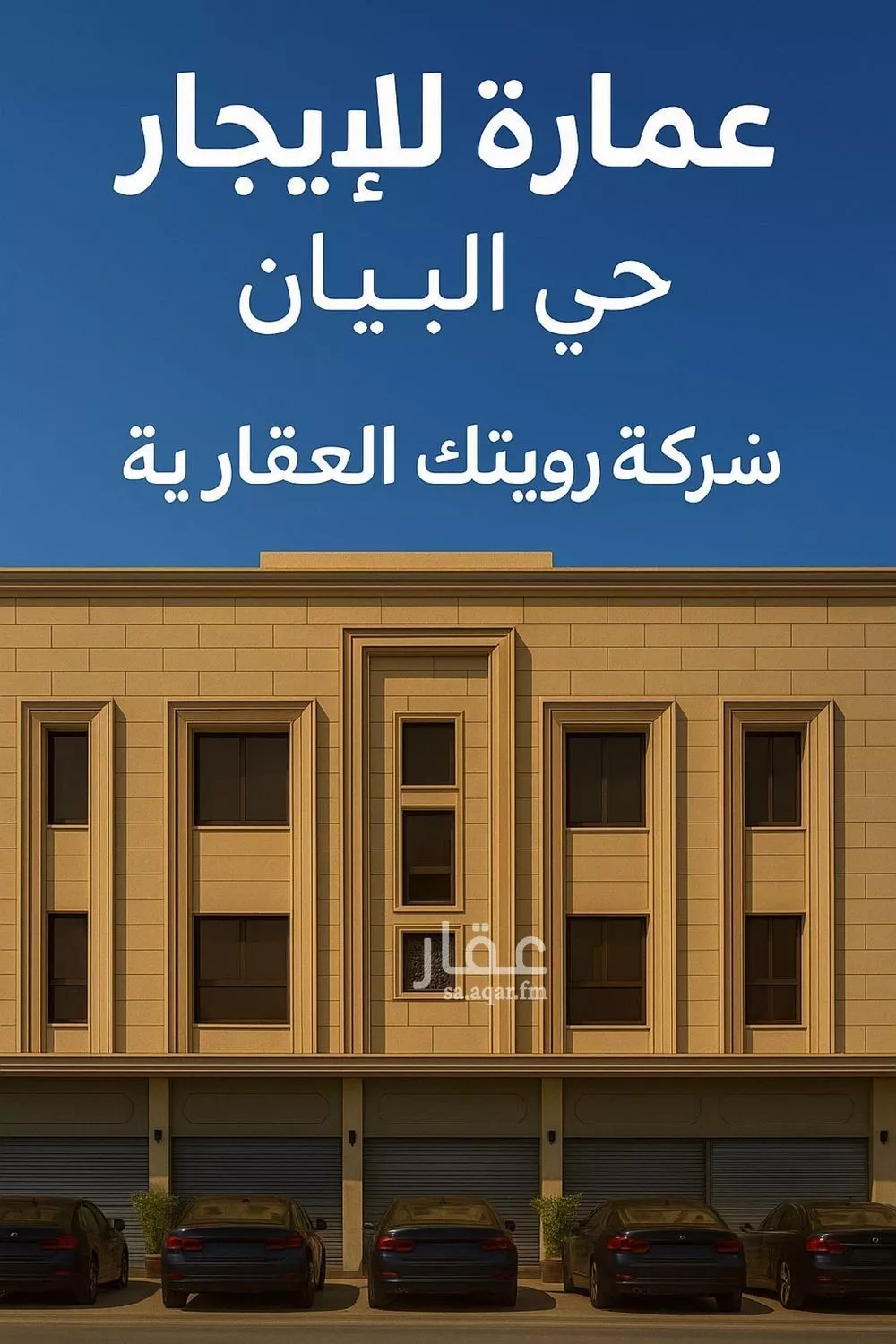 عمارة للإيجار في شارع يحيى القرشي, حي البيان, مدينة الرياض, منطقة الرياض 1 صورة