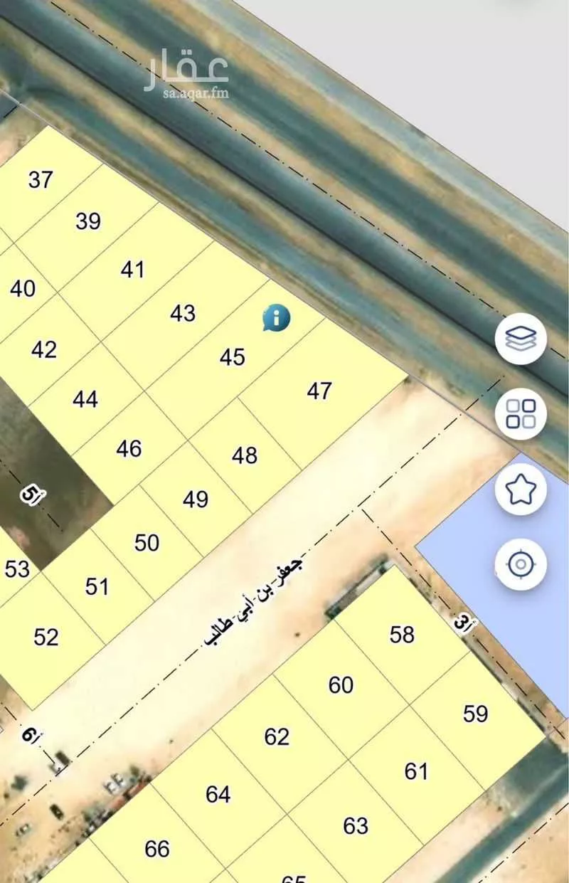 أرض للبيع في شارع اشبيليه 4 الفرعي, حي قرطبة, مدينة الجبيل, المنطقة الشرقية 1 صورة