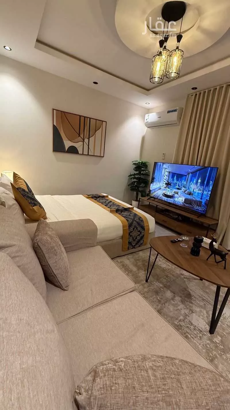 استديو مفروش للحجز في شارع الدهناء ، حي الملقا ، الرياض ، منطقة الرياض 1 صورة