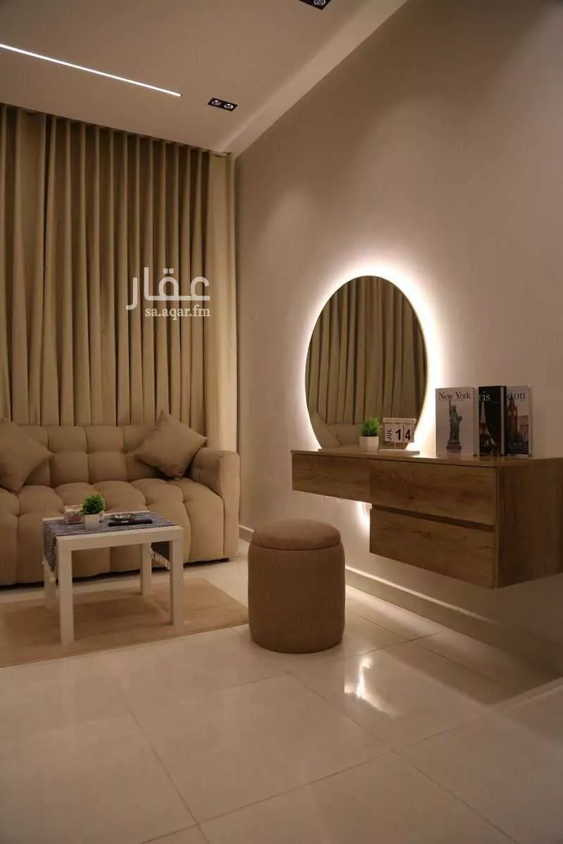 استديو مفروش للحجز في شارع الدهناء ، حي الملقا ، الرياض ، منطقة الرياض 1 صورة