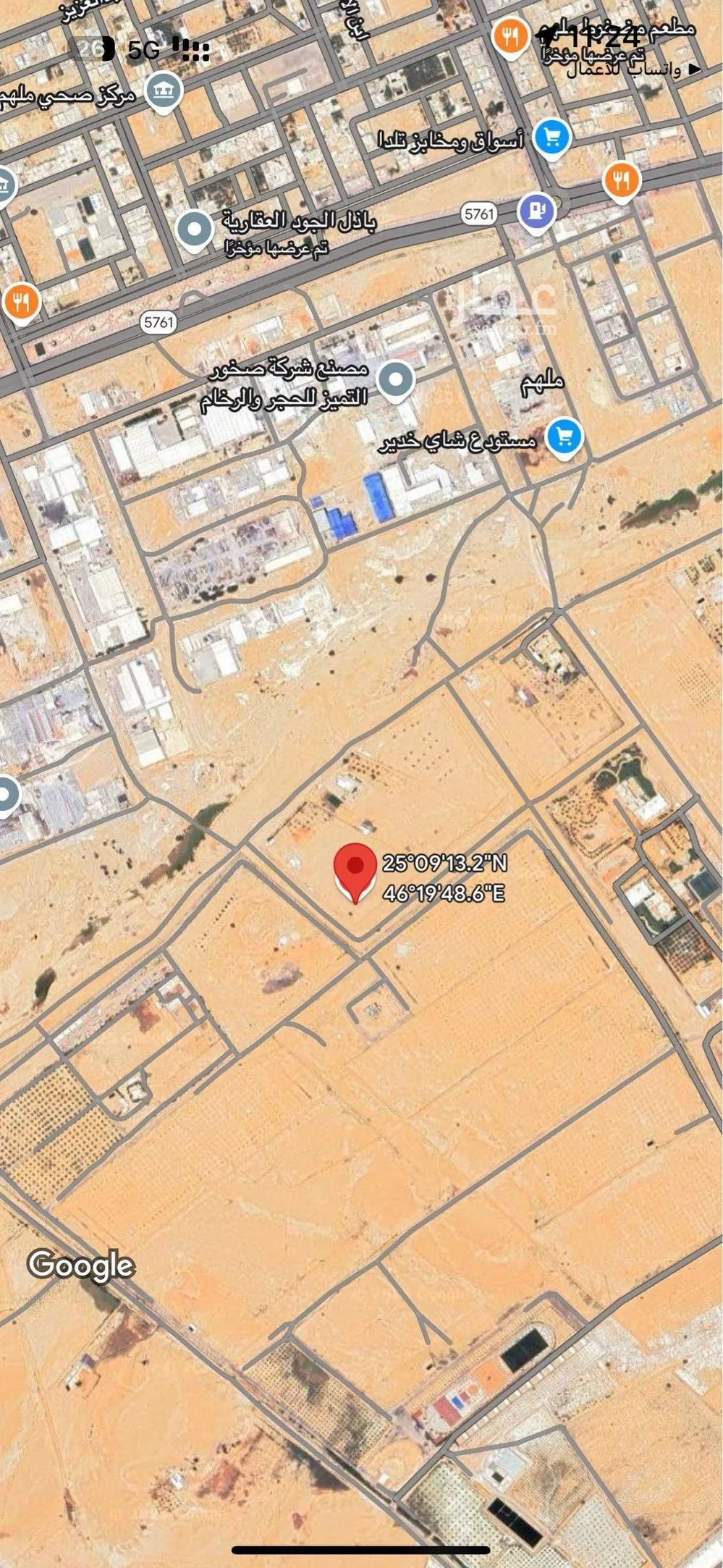 أرض للإيجار في شارع ملهم 397, حي الركيات, مدينة الركيات, منطقة الرياض 1 صورة