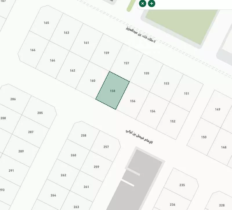 أرض للبيع في شارع الامام فيصل بن تركي, حي النهضة, مدينة حوطه سدير, منطقة الرياض 1 صورة