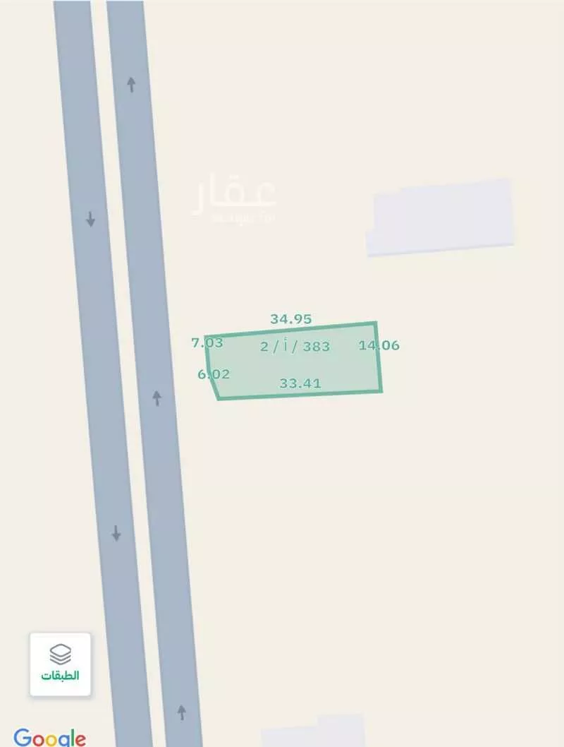 أرض للبيع في شارع الامير متعب ابن عبدالعزيز, حي هجر الرابع, مدينة الاحساء, المنطقة الشرقية 1 صورة