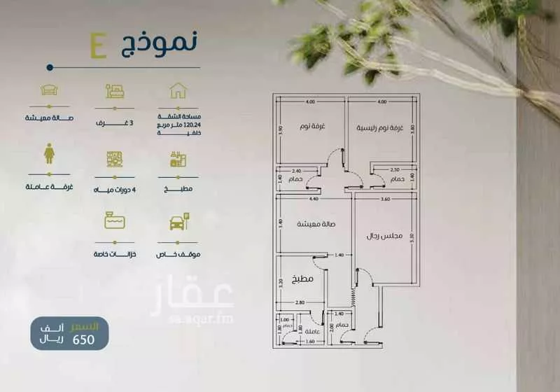 شقة للبيع في شارع ابو اميه الضمري, حي الزهراء, مدينة جدة, منطقة مكة المكرمة 1 صورة