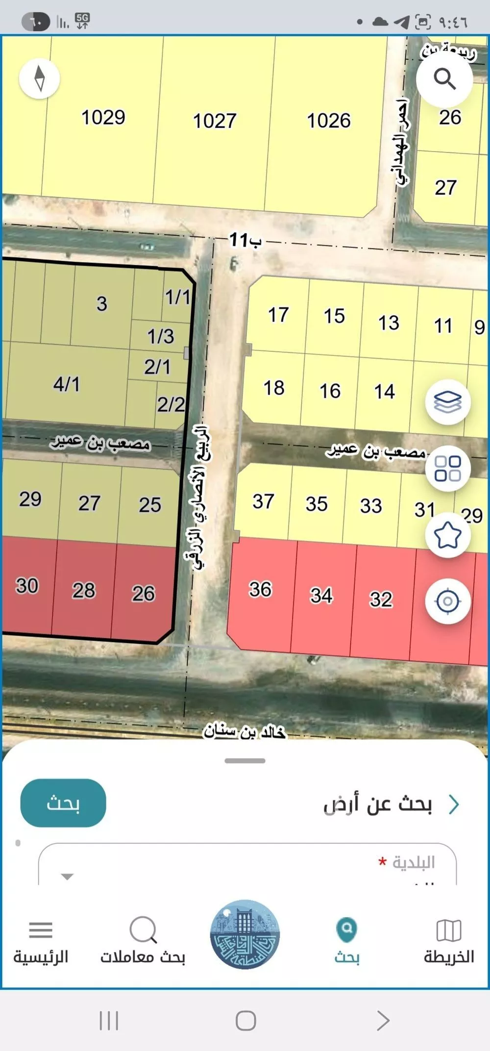 أرض للبيع في شارع اسماعيل بن اويس, حي الشفاء, مدينة الخبر, المنطقة الشرقية 1 صورة