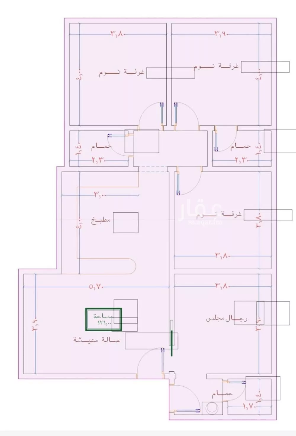 شقة للبيع في شارع الامير عبدالمجيد, حي الصواري, مدينة جدة, منطقة مكة المكرمة 1 صورة