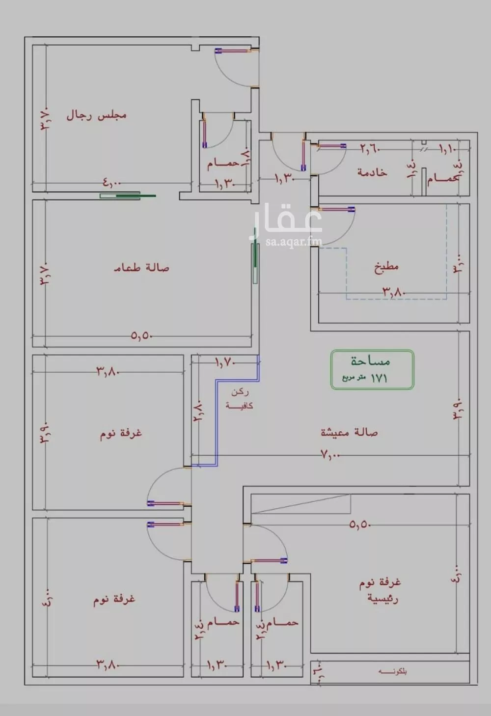 شقة للبيع في شارع التونس, حي النزهة, مدينة جدة, منطقة مكة المكرمة 1 صورة