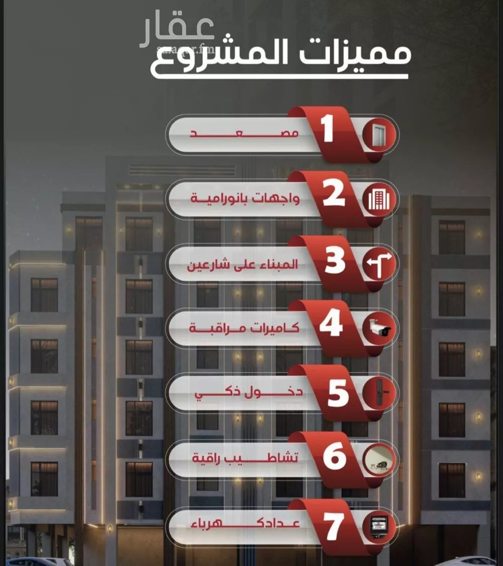 شقة للبيع في شارع ظيبان بن عماره, حي النزهة, مدينة جدة, منطقة مكة المكرمة 1 صورة