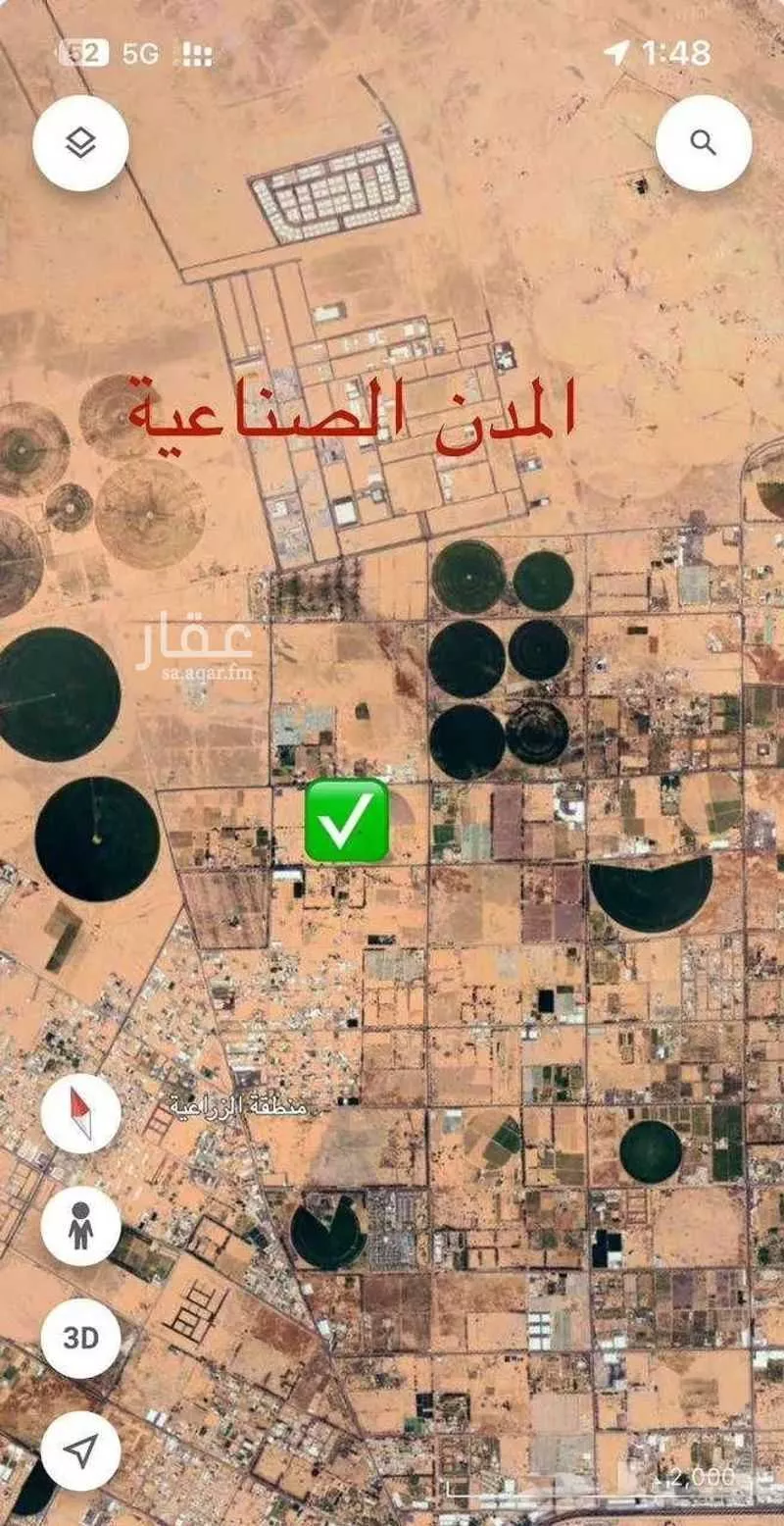 مزرعة للبيع في شارع عبدالرحمن الخزرجي, مدينة تبوك, منطقة تبوك 1 صورة