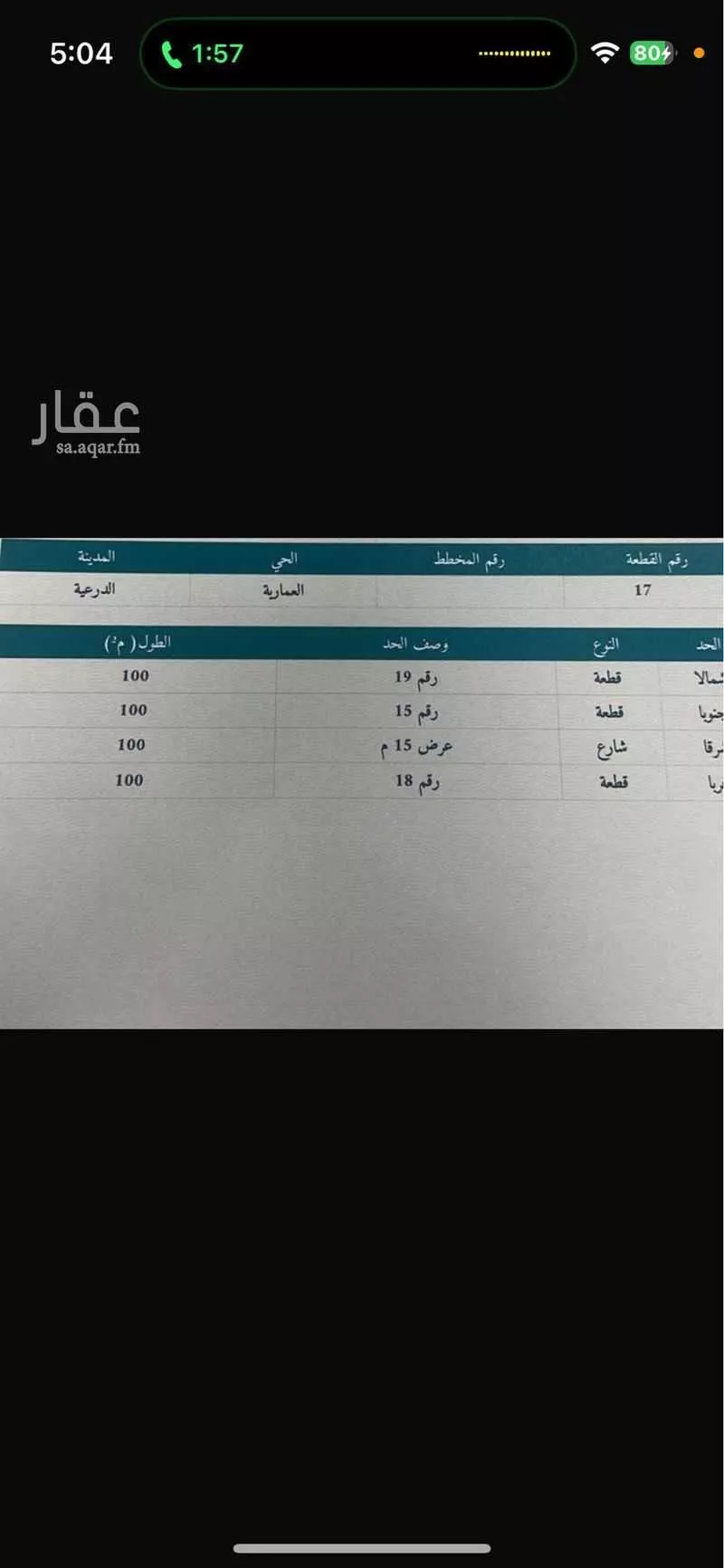 أرض للإيجار في شارع 17232119, مدينة العماريه, منطقة الرياض 1 صورة