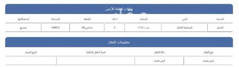 أرض للبيع في شارع 1ب ، الظهران ، الدمام 1 صورة