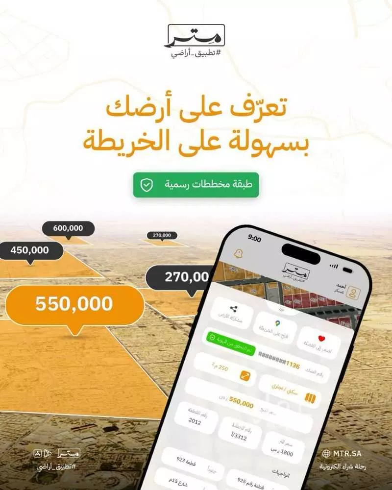 أرض للبيع في شارع أبي سعد التميمي, حي المرجان, مدينة الرياض, منطقة الرياض 1 صورة