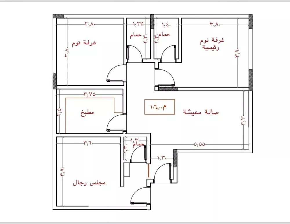 شقة للبيع في شارع عريعره, حي النزهة, مدينة جدة, منطقة مكة المكرمة 1 صورة