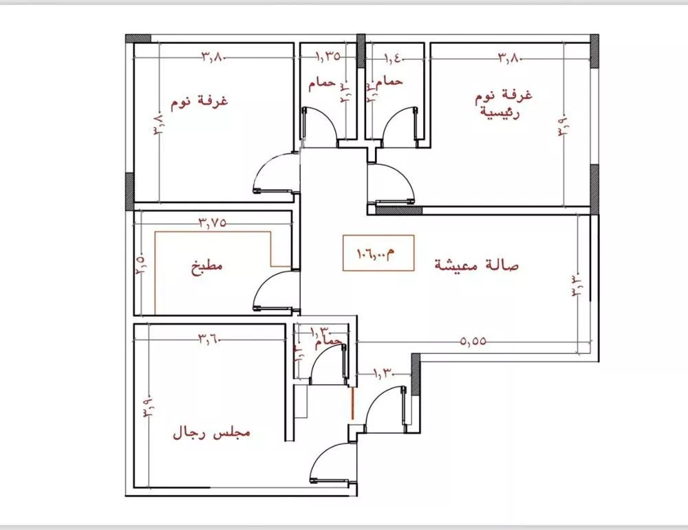 شقة للبيع في شارع عريعره, حي النزهة, مدينة جدة, منطقة مكة المكرمة 1 صورة