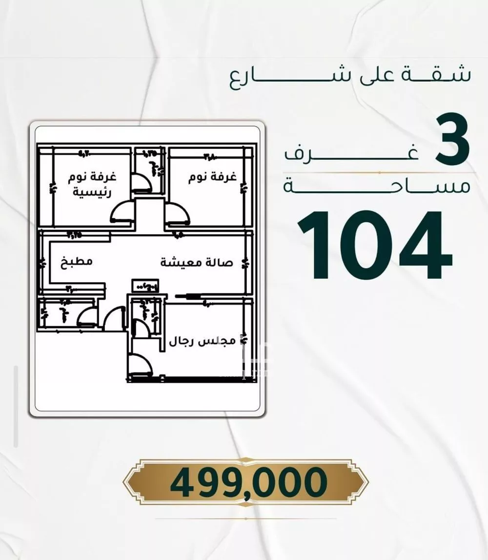 شقة للبيع في شارع ابراهيم ادهم, حي الحمراء, مدينة جدة, منطقة مكة المكرمة 1 صورة