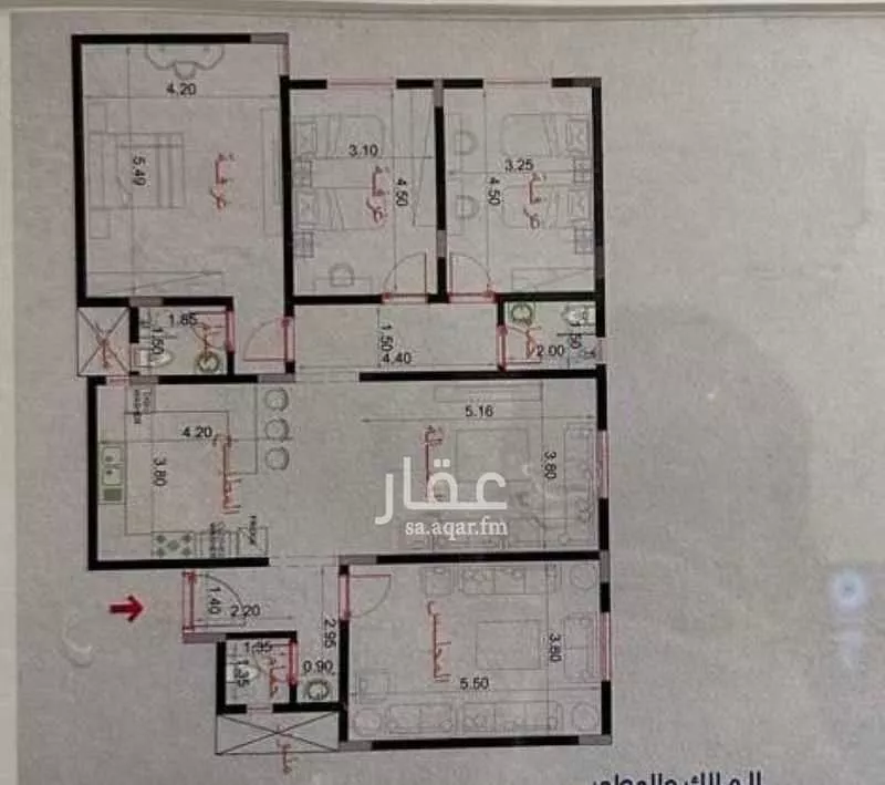 شقة للبيع في شارع القماري, حي المونسية, مدينة الرياض, منطقة الرياض 1 صورة