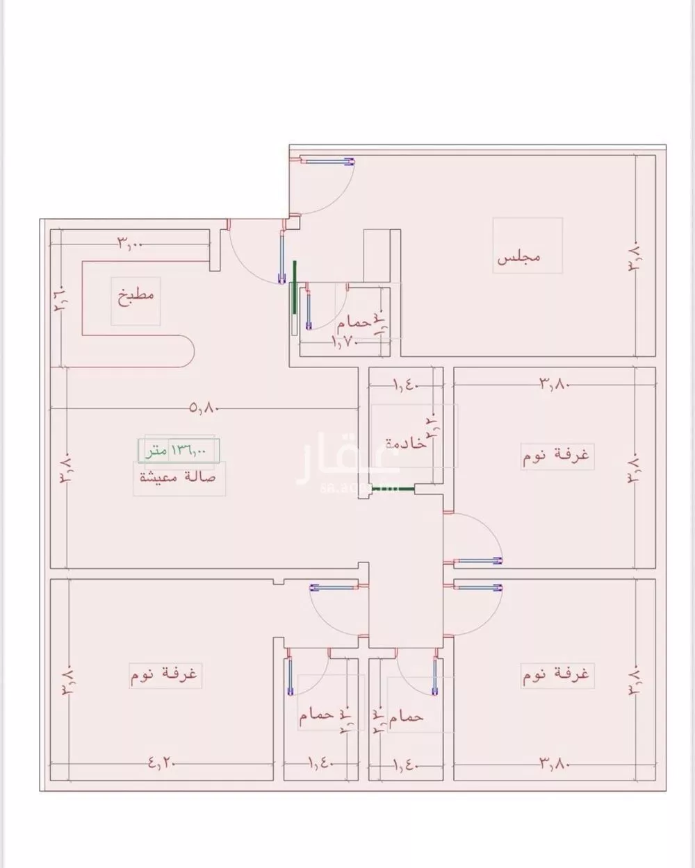 شقة للبيع في شارع السامر, حي الواحة, مدينة جدة, منطقة مكة المكرمة 1 صورة
