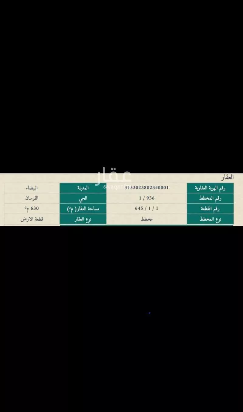 أرض للبيع في حي الفرسان, مدينة الدمام, المنطقة الشرقية 1 صورة