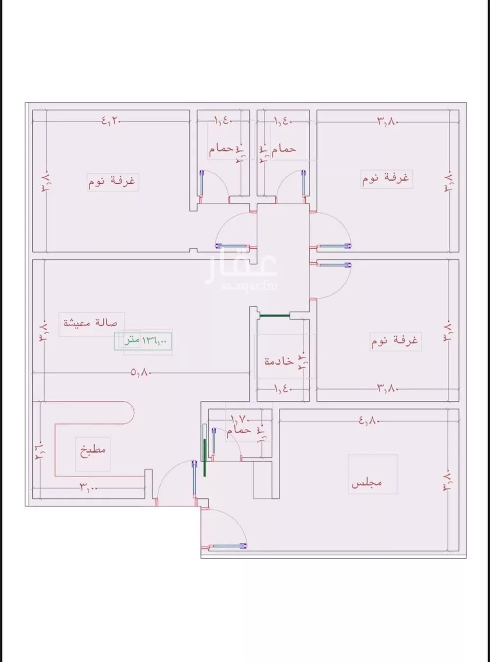 شقة للبيع في شارع السامر, حي الواحة, مدينة جدة, منطقة مكة المكرمة 1 صورة