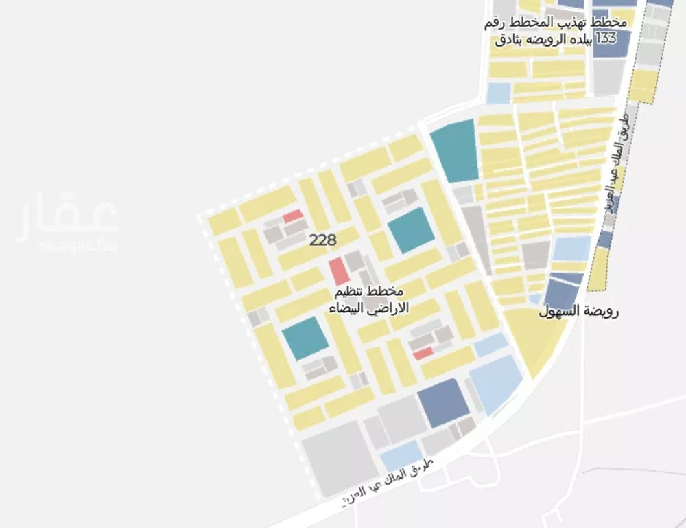 أرض للبيع في شارع مخطط الاراضي البيضاء 28, حي مخطط الاراضي البيضاء3, مدينة ثادق, منطقة الرياض 1 صورة