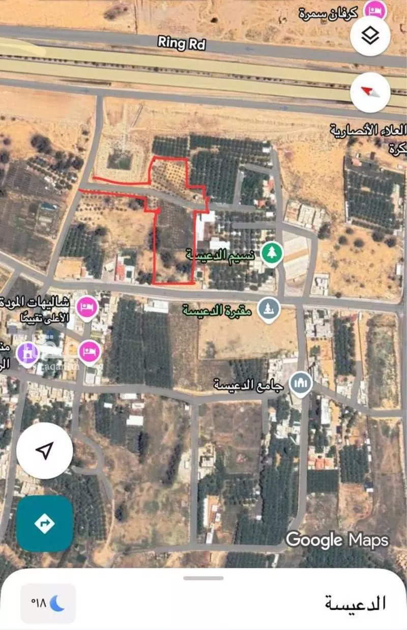 مزرعة للبيع في شارع الدعيسه, مدينة البصر, منطقة القصيم 1 صورة