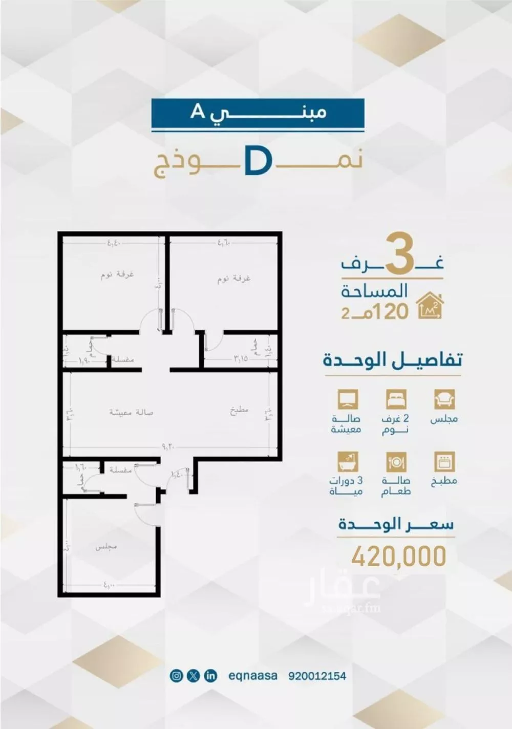 شقة للبيع في شارع امام الدين المرشدي, حي الفيحاء, مدينة جدة, منطقة مكة المكرمة 1 صورة