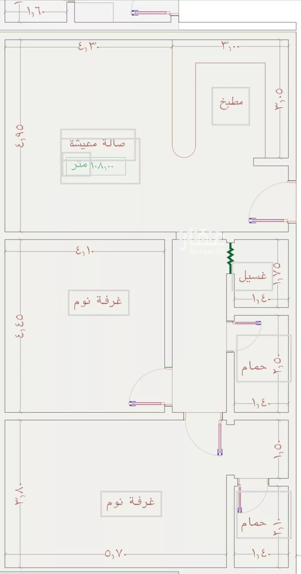 شقة للبيع في شارع عمر الخردلي, حي الجامعة, مدينة جدة, منطقة مكة المكرمة 1 صورة