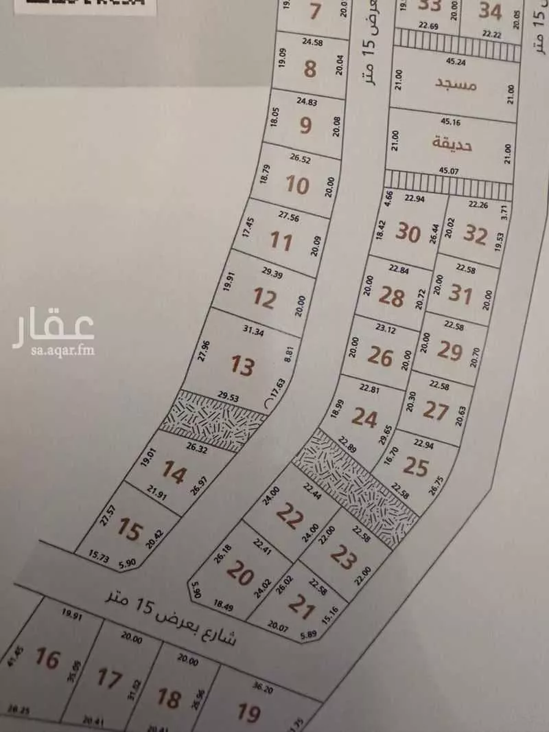 أرض للبيع في شارع 10873986, حي البديع, مدينة ابها, منطقة عسير 1 صورة
